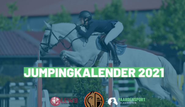 Paarden Vlaanderen  jumpingkalender voor 2021